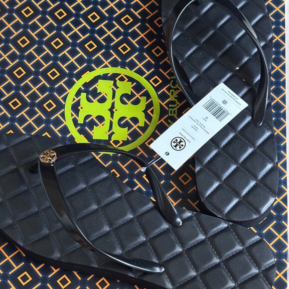 Tory Burch Willa Quilted Platform Flip Flops - Picture 2 of 10
